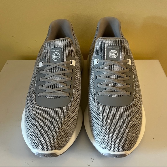 NEW Peter Millar Women’s Hyperlight Apollo Sneaker Light Gray Size 7 - NO BOX - Picture 3 of 13